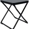 Bo-Camp Tabouret + Feuille De Support Inklapbaar Black