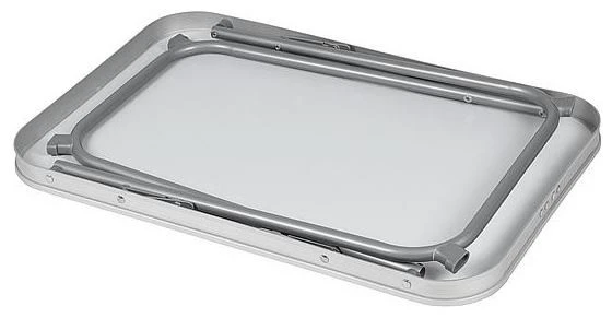 Campgear Table Economy 60x40cm Grey 3 Campgear Table Economy 60x40cm Grey – Image 3