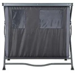 Crespo îlot De Cuisine AP-105 -Tentes de fête soldes crespo kookeiland ap 105 black grey one size black grey 3