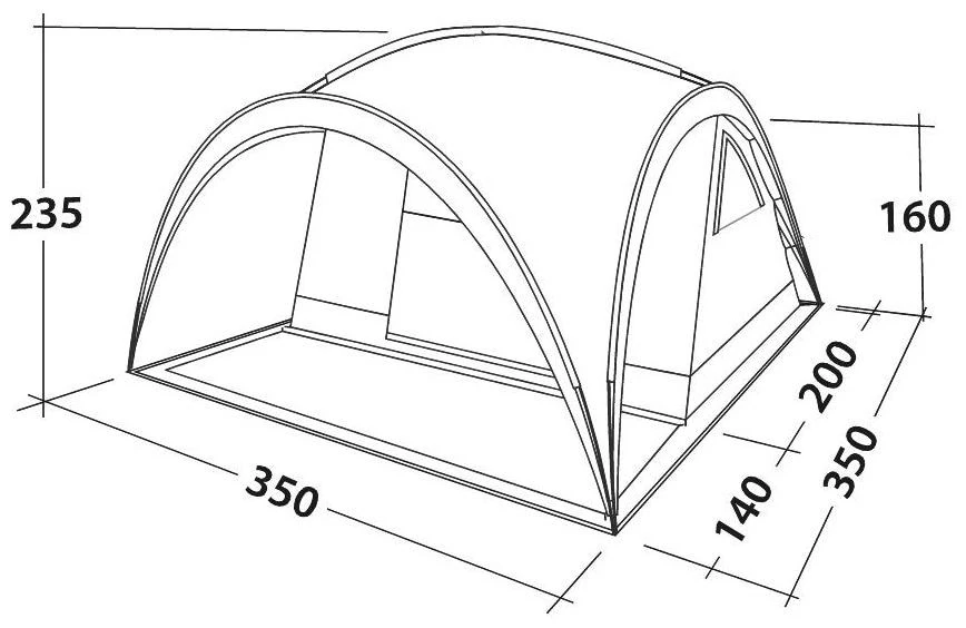 Easy Camp Camp Shelter Granite Grey 3 Easy Camp Camp Shelter Granite Grey – Image 3
