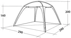 Easy Camp Day Lounge Granite Grey -Tentes de fête soldes easy camp day lounge granite grey 1