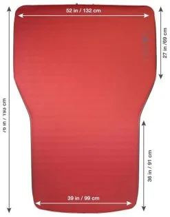 Exped Megamat Duo 10 TXY Ruby Red 10 Exped Megamat Duo 10 TXY Ruby Red -Tentes de fête soldes exped megamat duo 10 txy ruby red 1