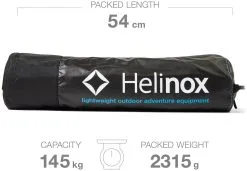 Helinox Cot One Convertible Black-Blue -Tentes de fête soldes helinox cot one convertible black blue 3