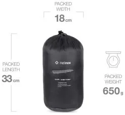 Helinox Reversible Cot Warmer Quilted Black/Iron -Tentes de fête soldes helinox reversible cot warmer quilted black iron 5