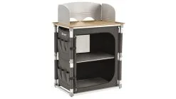 Outwell Padres Kitchen Table W/Bamboo Table Top Shadow Grey