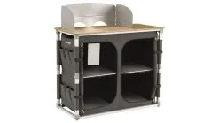 Outwell Padres XL Kitchen Table W/Bamboo Table Top Shadow Grey