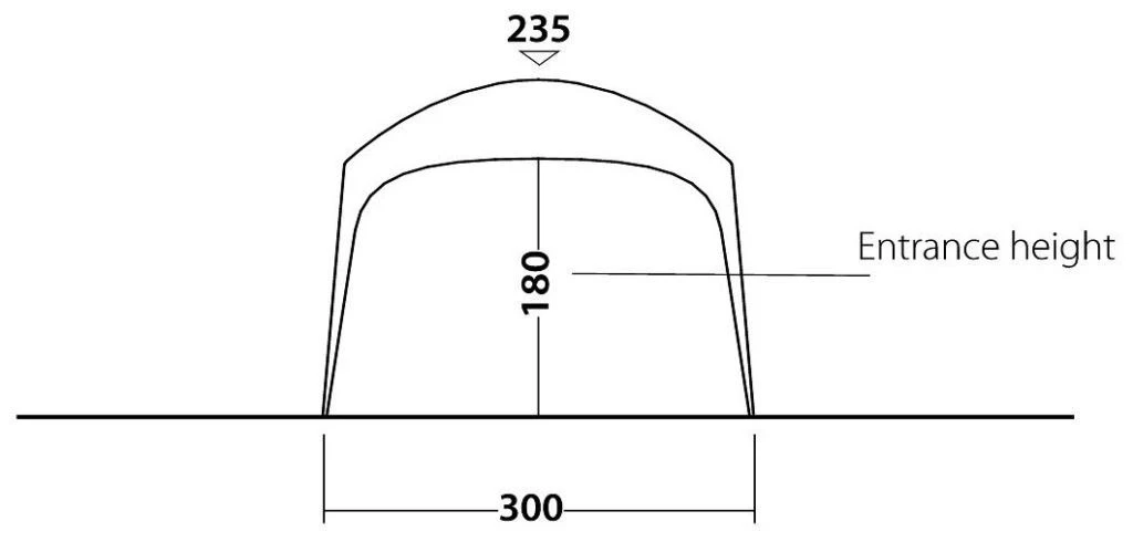 Outwell Summer Lounge M Blue 4 Outwell Summer Lounge M Blue – Image 4